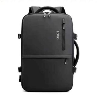 Custom expandable large capacity business travel luggage backpack 