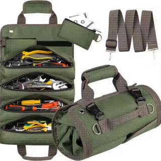 Heavy Duty Waterproof Oxford Tool Roll Up Storage Pouch Bag Werkzeugtasche 