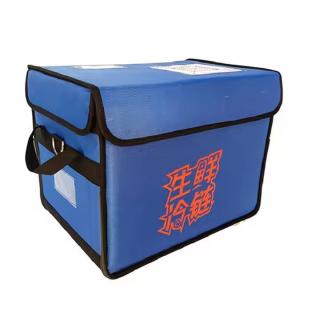 Large capacity cold chain cooler bag for breast milk delivery seafood medical transportation 